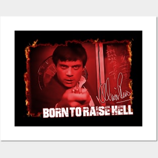 Oliver Reed Born To Raise Hell Design Posters and Art